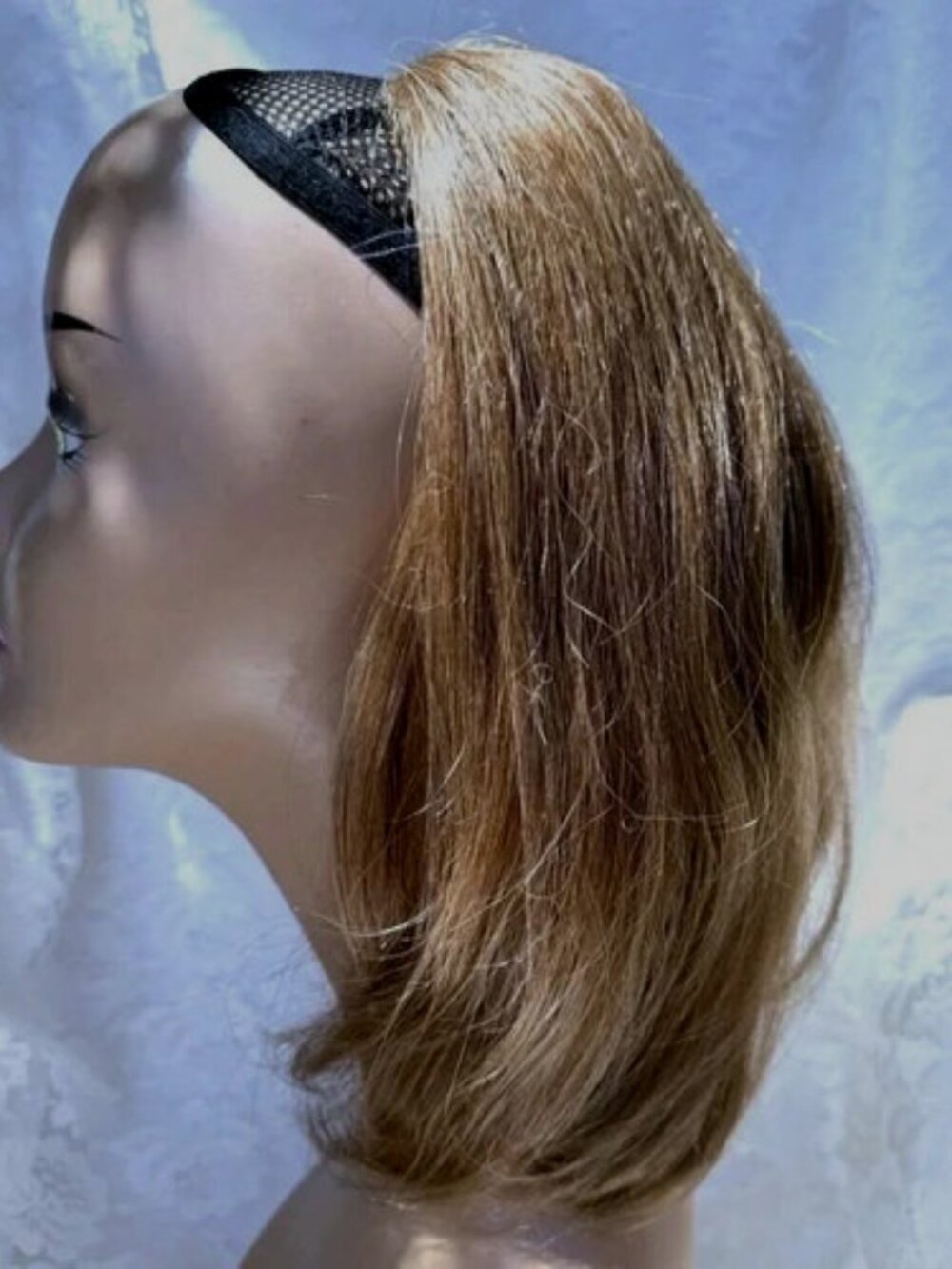 Vintage 100% Human Hair Fall from the 1970's -#15 blondish Ash Brown NWT